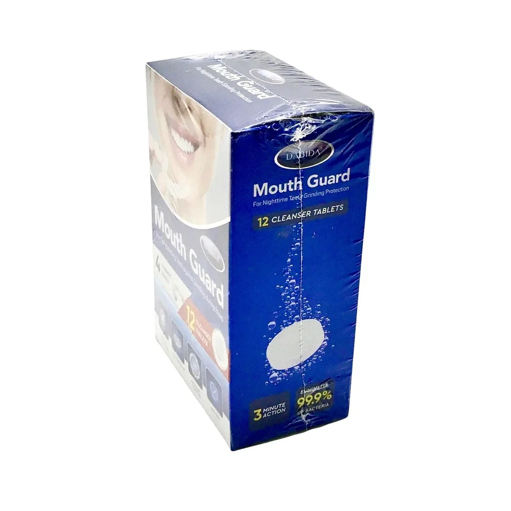 Dabida Mouth Guard For Safeguarding Teeth Against Grinding 4 Guards + Cleanser‎